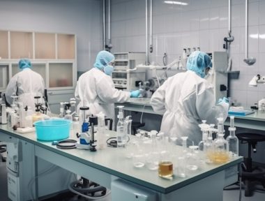 chemical-lab-with-scientists-protective-costumes-working-with-flasks-chemicals-equipment