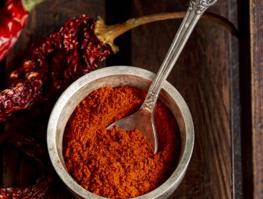 top-view-chili-powder-peppers