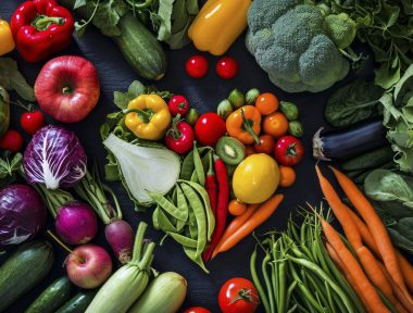 eating vegetables and fruits in the shape of a heart, in the style of organic and naturalistic compositions, darktable processing, rtx on, vibrant --ar 3:2 --style raw --v 6 Job ID: 1ba494b9-c37a-470e-831b-e5ededbab044